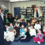 Gloria teaching one of her fourth grade classes
